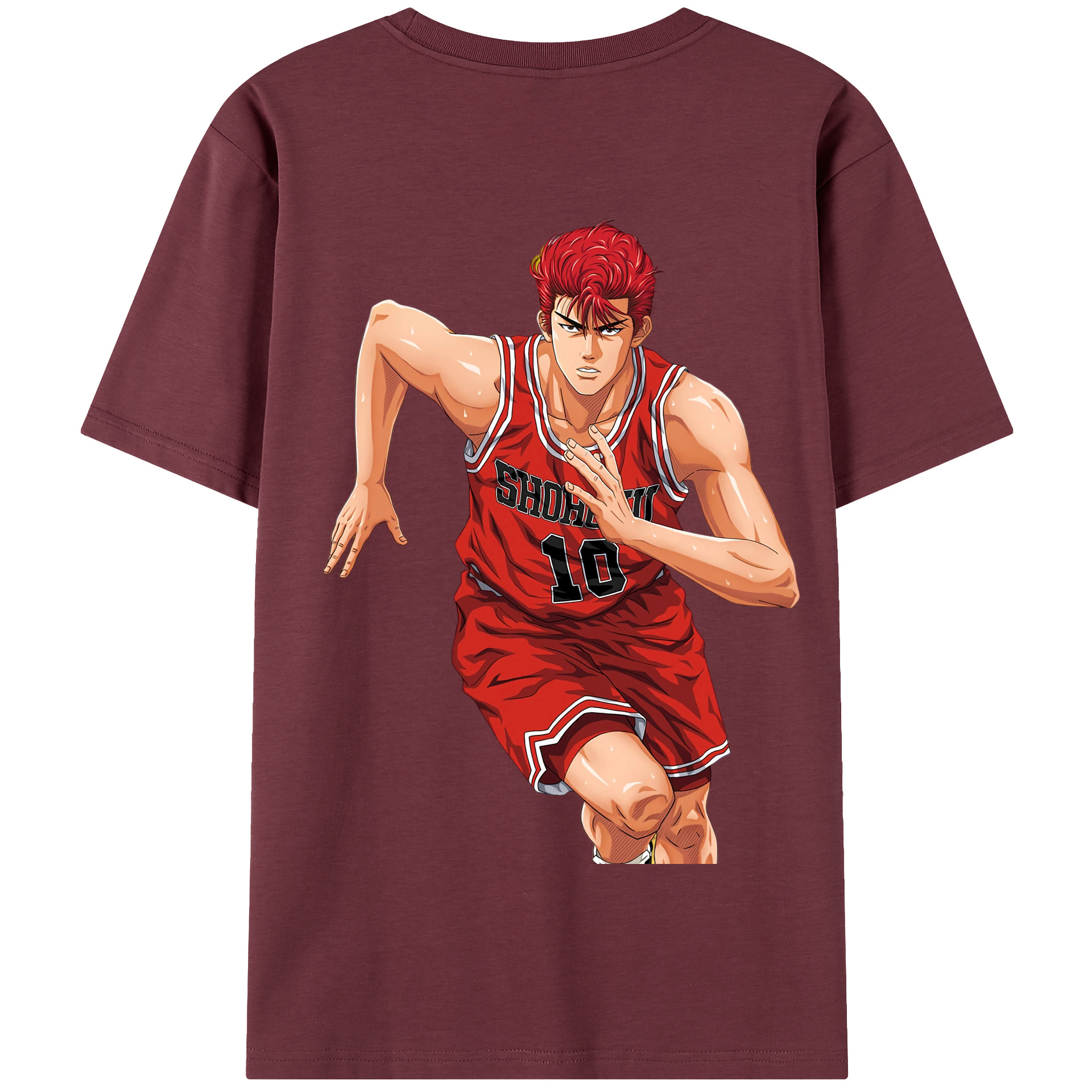 SLAM DUNK／スラムダンク 綿100％半袖Tシャツ（背面プリント）